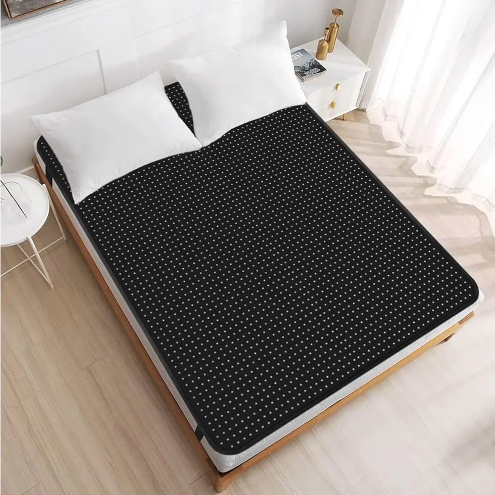Black Polka Dot Mattress Protector - Home Bedding